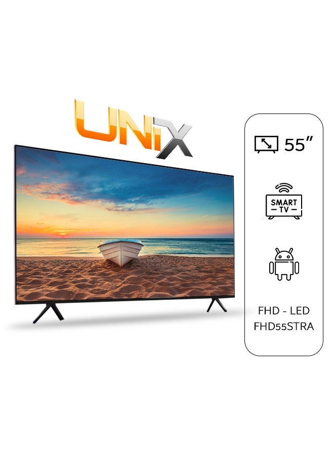 يونيكس شاشة سمارت - 55 بوصة - FHD - LED - نظام اندرويد - FHD55STRA - Image 1